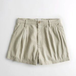 Hollister Ultra High-Rise Linen Blend Shorts, M